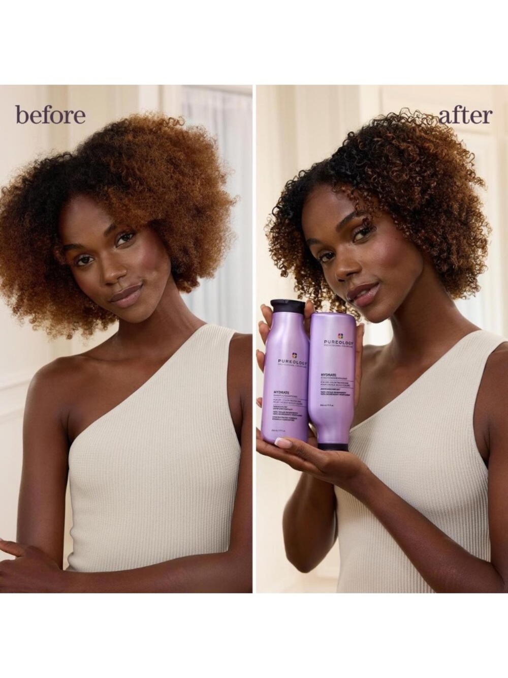 Pureology Hydrate Sheer Conditioner - Lavender Purple Bottle - Picture 9 of 12